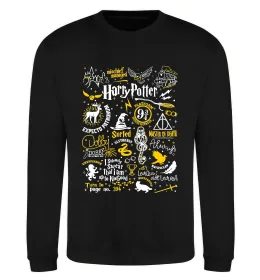 Свитшот Harry Potter символи Черный фото