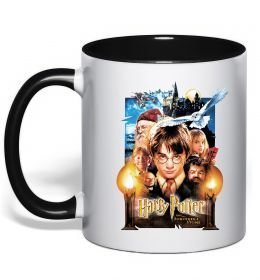 Чашка с цветной ручкой Harry Potter and the sorcerer`s stone
