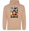 Мужская толстовка (худи) Harry Potter and the sorcerer`s stone Песочный фото