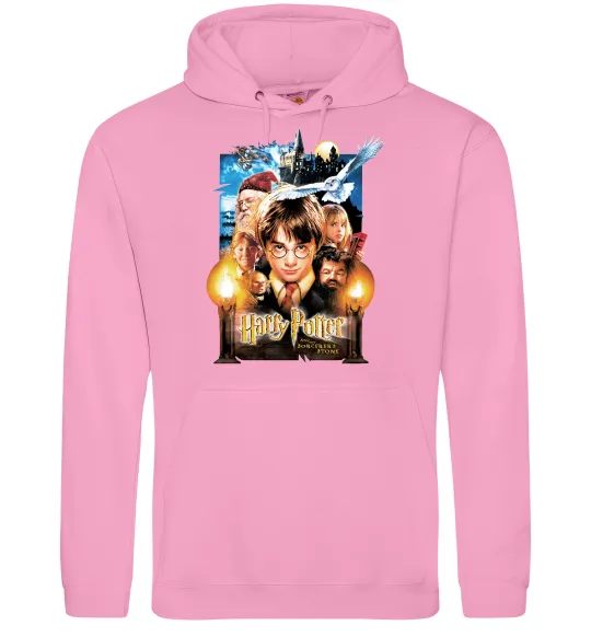 Жіноча толстовка (худі) Harry Potter and the sorcerer`s stone Рожевий фото