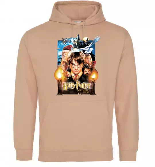 Жіноча толстовка (худі) Harry Potter and the sorcerer`s stone Пісочний фото