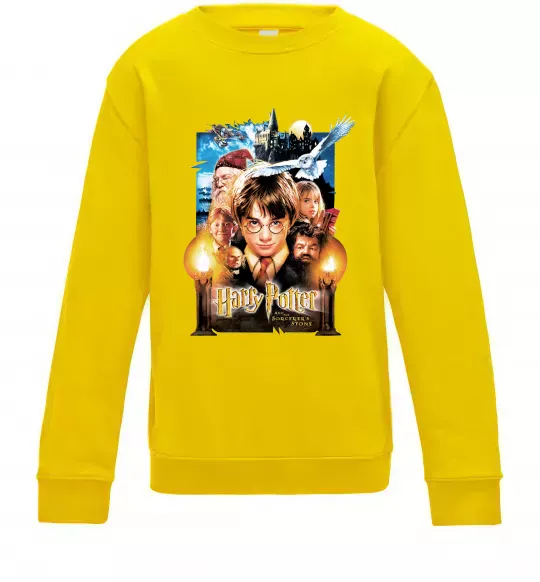 Дитячий світшот Harry Potter and the sorcerer`s stone Сонячно жовтий фото
