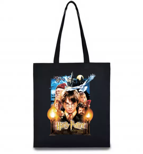 Эко-сумка Harry Potter and the sorcerer`s stone Черный фото