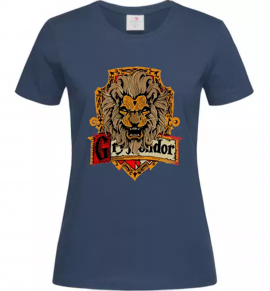 Женская футболка Gryffindor Темно-синий фото