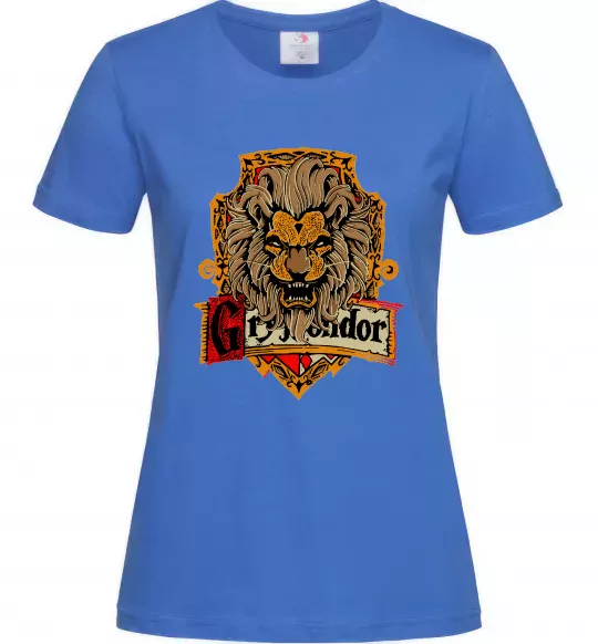 Женская футболка Gryffindor Ярко-синий фото