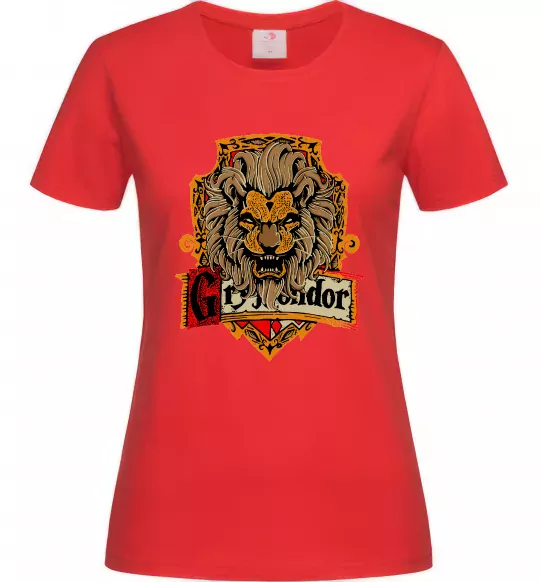 Женская футболка Gryffindor Красный фото