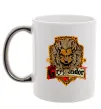 Чашка с цветной ручкой Gryffindor Серебро фото