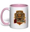 Чашка с цветной ручкой Gryffindor Нежно розовый фото