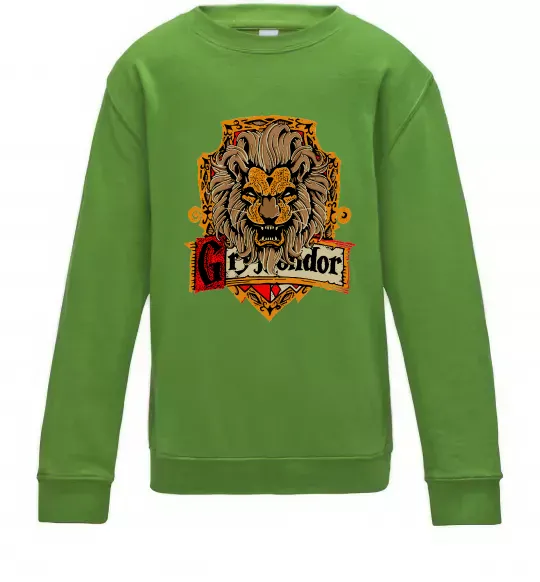 Детский Свитшот Gryffindor Лаймовый фото