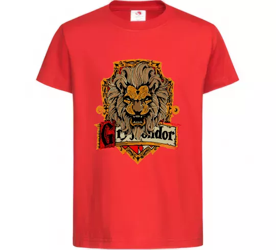Дитяча футболка Gryffindor Червоний фото