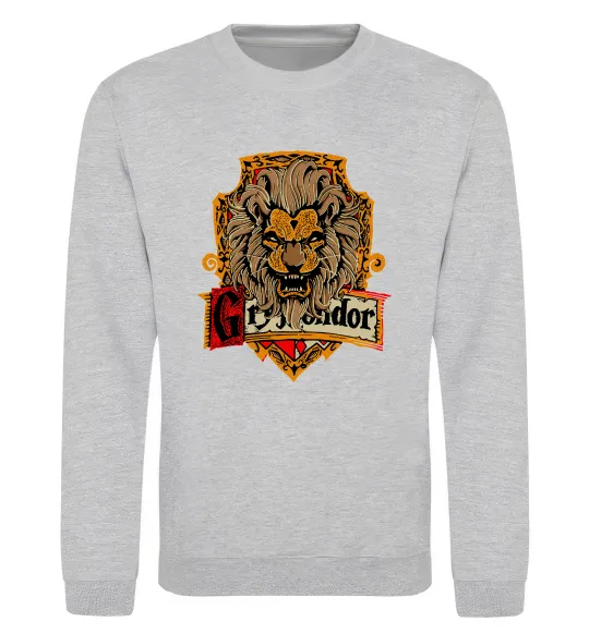 Свитшот Gryffindor Серый меланж фото