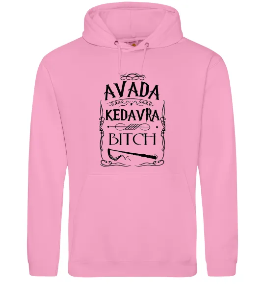 Жіноча толстовка (худі) Avada Kedavra bitch Рожевий фото