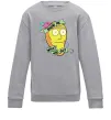 Детский Свитшот Rick and Morty Show me what you got Серый меланж фото
