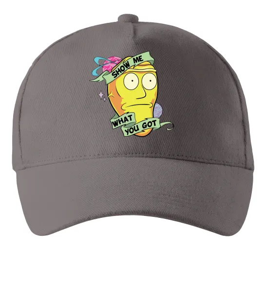 Кепка Rick and Morty Show me what you got Сірий фото