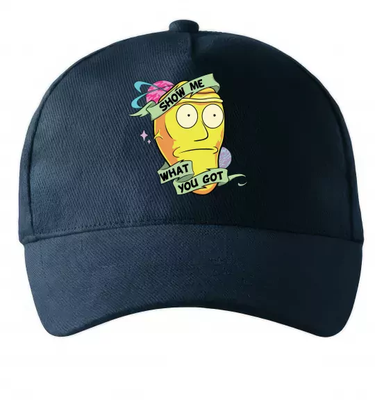 Кепка Rick and Morty Show me what you got Темно-синий фото