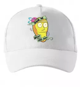 Кепка Rick and Morty Show me what you got Белый фото