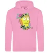 Чоловіча толстовка (худі) Rick and Morty Show me what you got Рожевий фото
