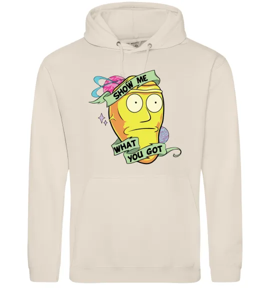 Мужская толстовка (худи) Rick and Morty Show me what you got Таш фото