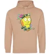 Женская толстовка (худи) Rick and Morty Show me what you got Песочный фото