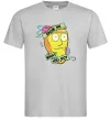 Чоловіча футболка Rick and Morty Show me what you got Сірий Чоловіча футболка Rick and Morty Show me what you got Сірий фото