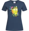 Жіноча футболка Rick and Morty Show me what you got Темно-синій фото