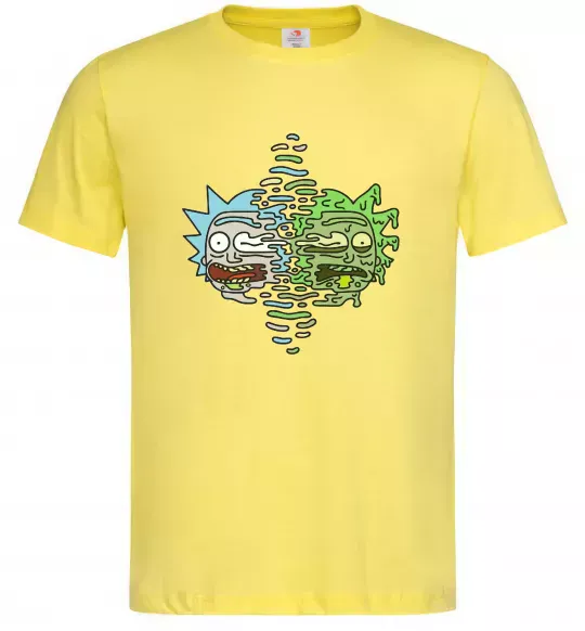 Мужская футболка Toxic Rick Лимонный фото