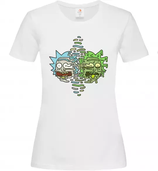 Жіноча футболка Toxic Rick Білий фото