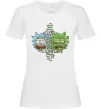 Жіноча футболка Toxic Rick Білий фото