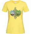 Жіноча футболка Toxic Rick Лимонний фото