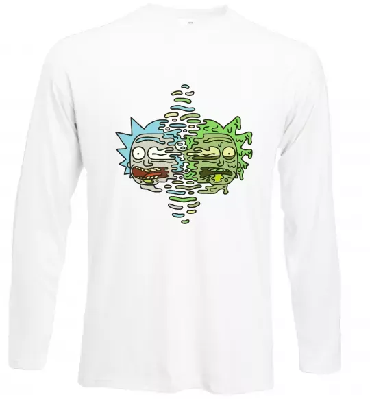 Лонгслів Toxic Rick Білий фото