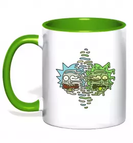 Чашка с цветной ручкой Чашка с цветной ручкой