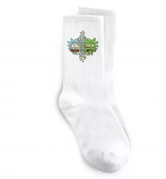 Носки Toxic Rick Белый фото