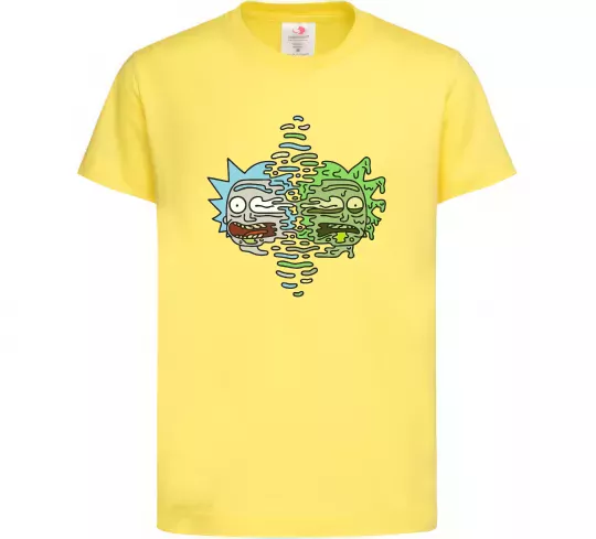 Дитяча футболка Toxic Rick Лимонний фото