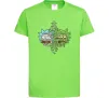 Дитяча футболка Toxic Rick Лаймовий фото