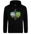 Мужская толстовка (худи) Toxic Rick Черный Мужская толстовка (худи) Toxic Rick Черный фото