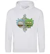 Мужская толстовка (худи) Toxic Rick Серый меланж Мужская толстовка (худи) Toxic Rick Серый меланж фото