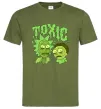 Чоловіча футболка Toxic Rick and Morty Оливковий фото
