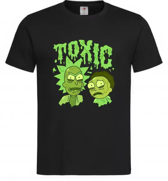 Чоловіча футболка Toxic Rick and Morty Чорний фото