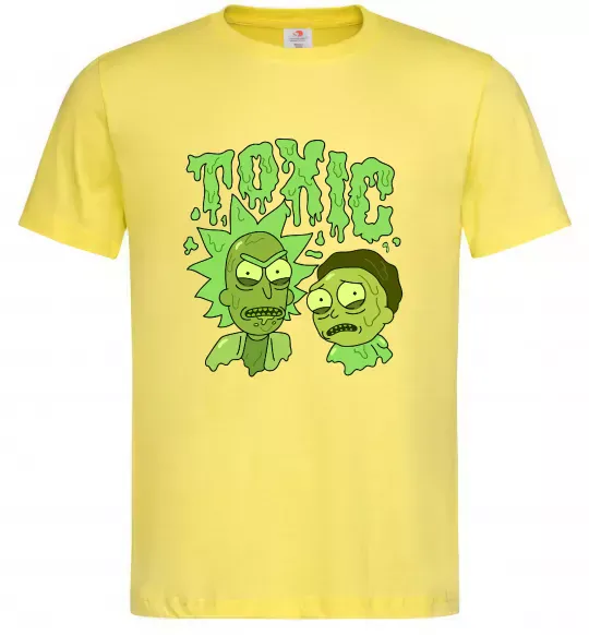 Чоловіча футболка Toxic Rick and Morty Лимонний фото