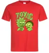 Чоловіча футболка Toxic Rick and Morty Червоний фото