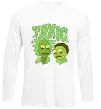 Лонгслів Toxic Rick and Morty Білий Лонгслів Toxic Rick and Morty Білий фото