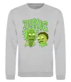 Свитшот Toxic Rick and Morty Серый меланж Свитшот Toxic Rick and Morty Серый меланж фото