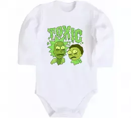 Детский боди Riiick Белый фото