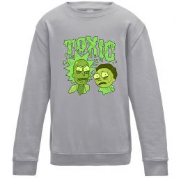 Детский Свитшот Toxic Rick and Morty