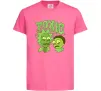 Детская футболка Toxic Rick and Morty Ярко-розовый фото