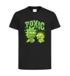 Детская футболка Toxic Rick and Morty Черный фото