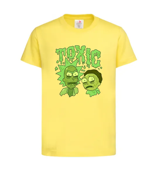 Детская футболка Toxic Rick and Morty Лимонный фото