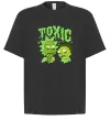 Футболка Оверсайз Toxic Rick and Morty Черный фото