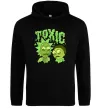 Мужская толстовка (худи) Toxic Rick and Morty Черный фото