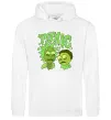 Жіноча толстовка (худі) Toxic Rick and Morty Білий фото